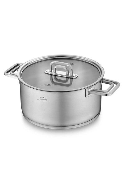 Jumbo Montreal 8-Piece Matte Steel Cookware Set