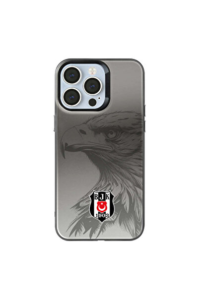 Beşiktaş iPhone 14 Pro Max Uyumlu Beşiktaş Kartal Logo Telefon Kılıfı