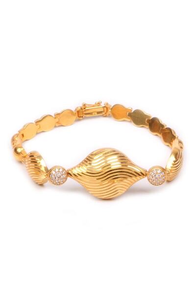 Cebeci 22 Ayar Deniz Kabuğu Altın Bileklik