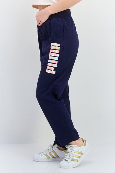 Puma Women Regular Fit Outdoor Sweatpants, Navy