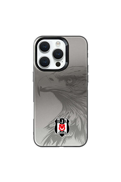Beşiktaş iPhone 16 Pro Max Uyumlu Beşiktaş Kartal Logo Telefon Kılıfı