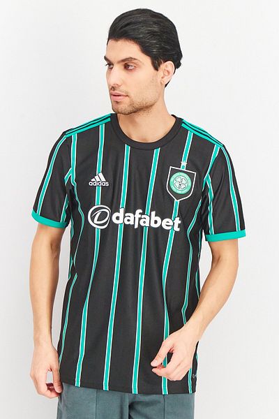 adidas Men Sportswear Fit Embroidered Logo Jersey, Black/green/white