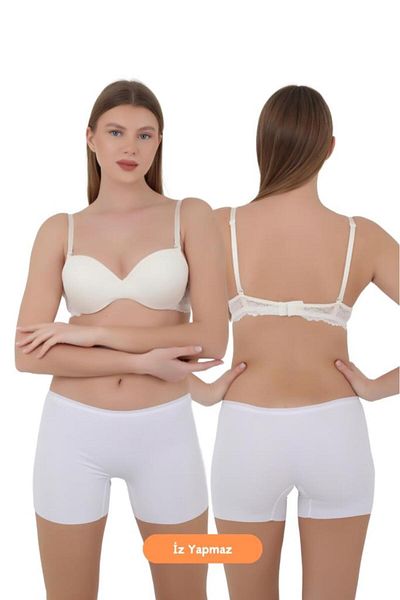 CNT Slip boxer fără cusături pentru femei - Pachet special de 1 microțesătură (negru, alb, culoarea pielii)