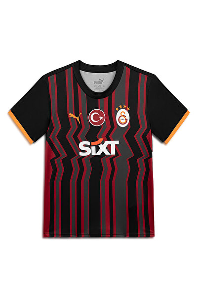 Puma قميص كرة قدم أسود بديل للأطفال من Galatasaray 2024-25