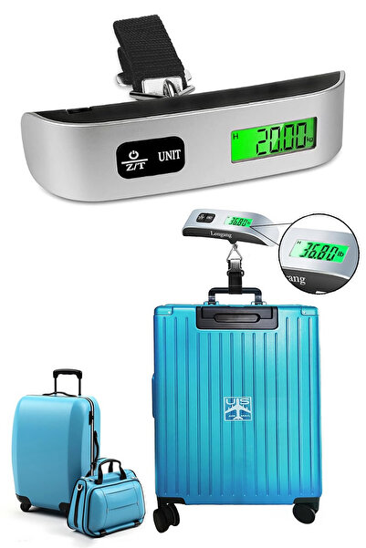 Soillium Dijital Valiz Kantarı Elektronik Askılı Bagaj El Tartısı Seyahat Çan...