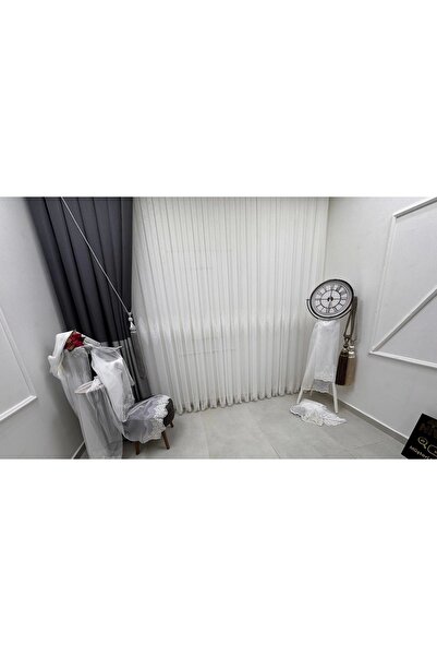 NİVEMESHOME ΦΥΣΙΚΟ ΝΕΟ ΜΟΝΤΕΛΟ 1/3 ΚΟΥΡΤΙΝΑ ΑΠΟ ΤΟΥΛΙ ΜΕ ΠΛΙΣΕΣ APM