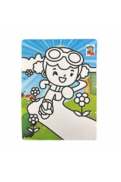 Floopy Desene cu nisip colorat, 9 culori, diverse modele
