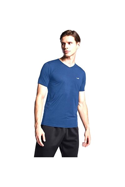 Lescon Ανδρικό κοντομάνικο μπλουζάκι Indigo 25s-1221-25b - 25bteb001221-ıng