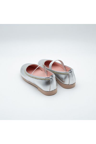 Arçın Shoes Silver Shiny Girls' Ballerina Ballet – Sparkling Steps of Elegance and Elegance
