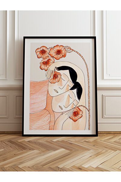 HOMEPACK Pictură cu un singur cadru din lemn Pictură poster dintr-o bucată TK...