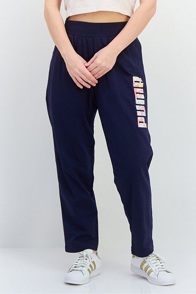 Puma Women Regular Fit Outdoor Sweatpants, Navy