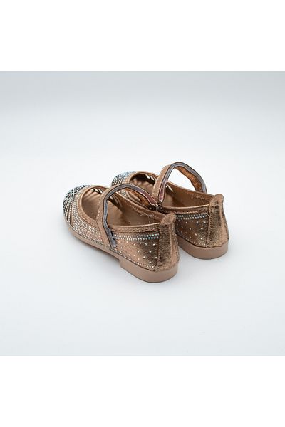 Arçın Shoes Stone Detailed Girls' Ballerinas – Bright and Elegant Little Steps
