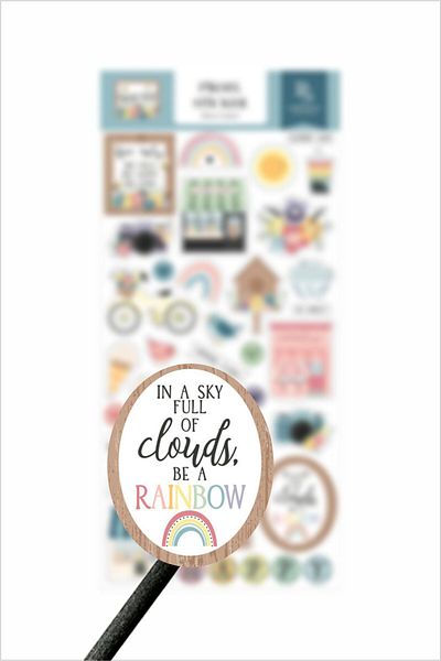 Piksel Grafik New Day Planner Sticker, Colorful Stickers