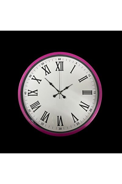 Platin Saat ساعة حائط بأرقام رومانية كلاسيكية مقاس 36 سم