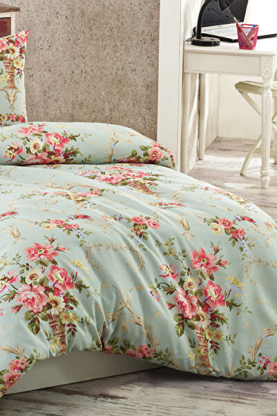 Eponj Home Tek Kişilik Kolay Ütülenir Nevresim Takımı Alanur Mint