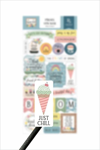 Piksel Grafik Αυτοκόλλητο Sunny Day Planner, Ετικέτα