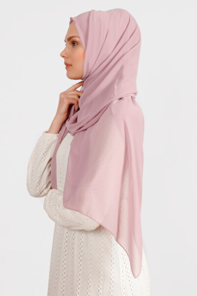 Differenza Krep Şifon Şal - Mat Pudra