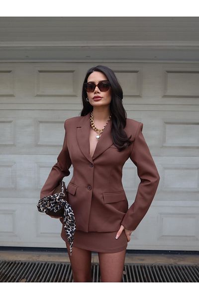 ESRAHELVACI Set fuste jachetă căptușită