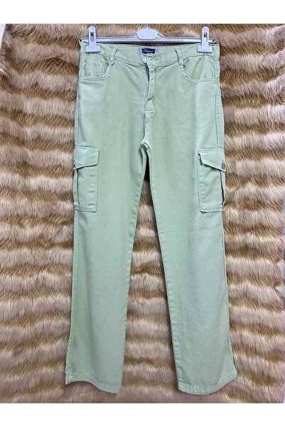 skycott Devojka - svetlozeleni model kargo farmerki