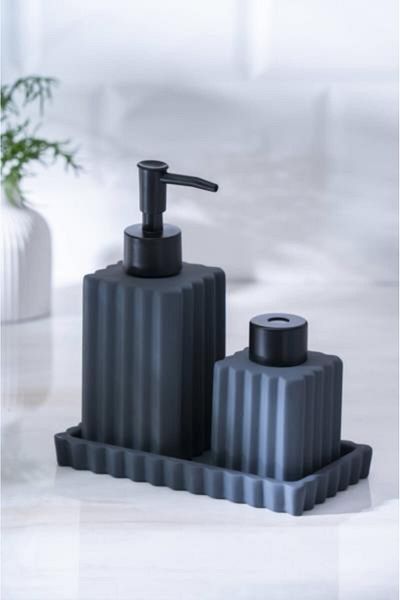 ACAR Vega Anthracite Liquid Soap Dispenser and Scent Set