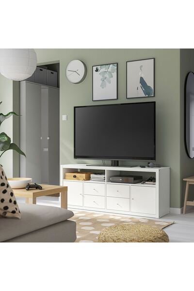 IKEA tv ünitesi, beyaz, 147x39x60 cm