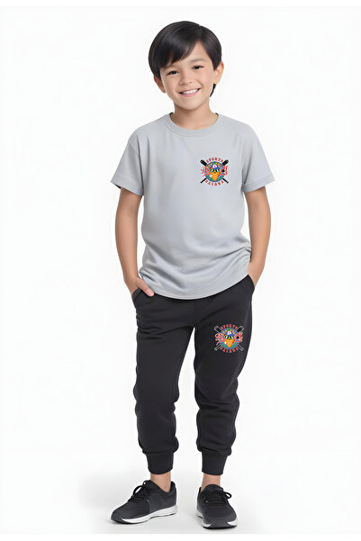 FYK COLLECTİON Sports Fruits Štampano Majica kratkih rukava za dečake Set gor...