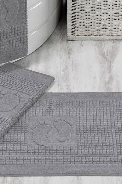 Mira Home 3-Piece Bath Foot Towel 100% Cotton 50X70 cm Nice