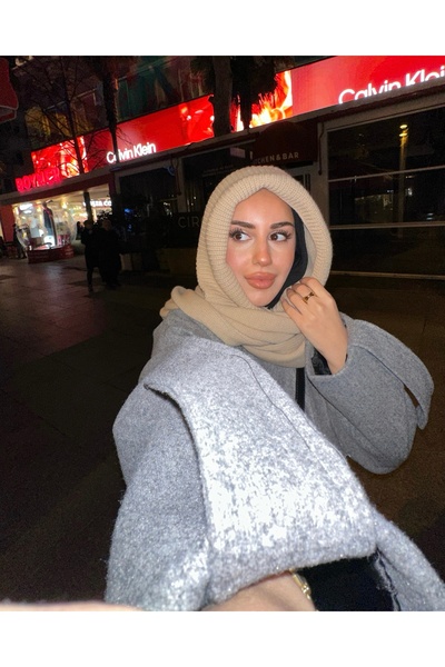 Mien Prive Kapüşon Bere Siyah