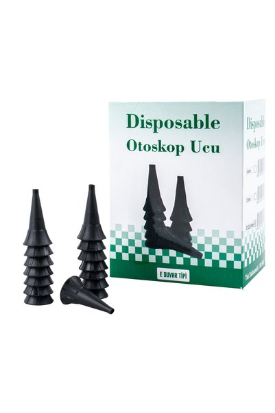 RABIR DİSPOSABLE OTOSKOP UCU EL-DUVAR TİPİ 2(2,5)MM*100 ADET X 6 KUTU