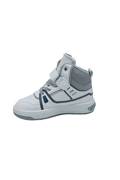 KAFKASLAR AYAKKABI MODEL NOU PANTOFI SPORT PENTRU COPII, ALB PLAT