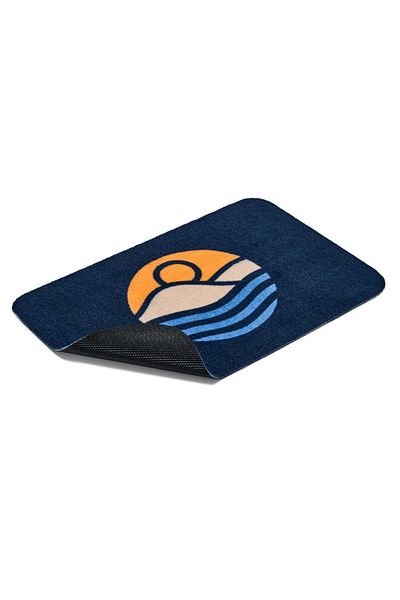 Tchibo Doormat 40 H x 60 L cm, Navy Combo