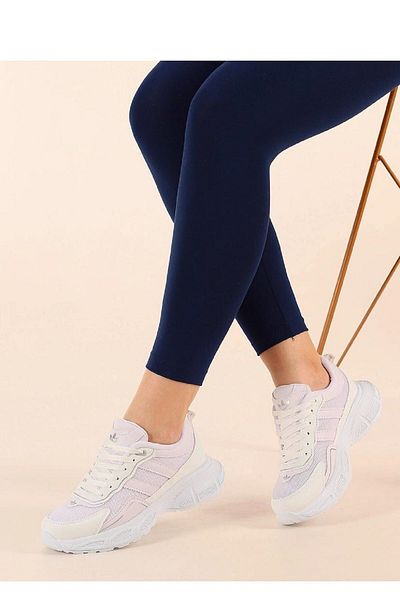 ALTUNTAŞ Pantofi sport albi unisex casual Snekars - Toc alb