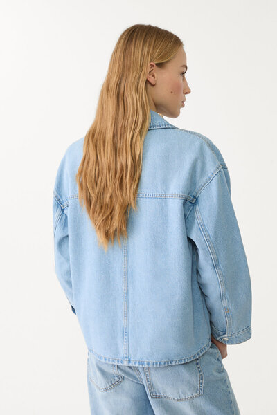 Stradivarius Denim jacket with pockets