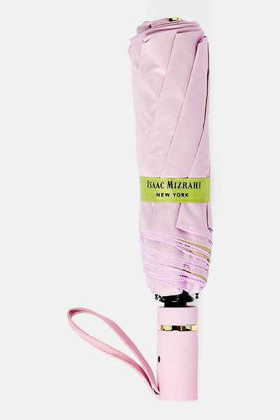 ISAAC MIZRAHI Orchid Boquet Auto Open Umbrella, Lilac