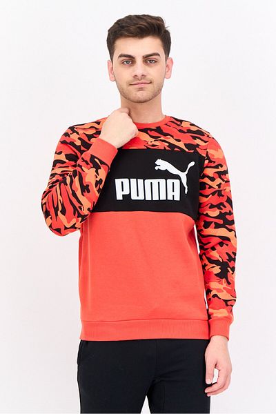 Puma Men Sportswear Fit Long Sleeve Outdoor Sweatshirt, Black