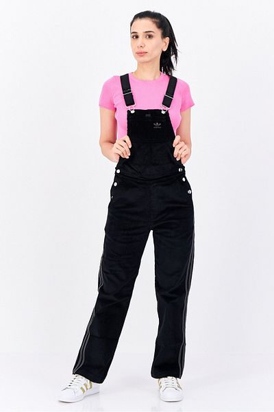 adidas Women Sportswear Fit Sleeveless Outdoor Jumpsuits, Black