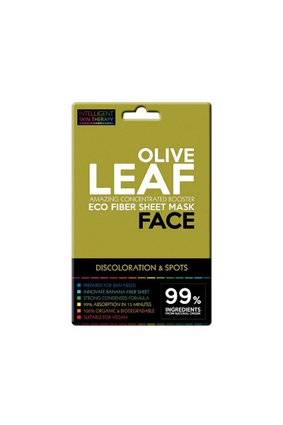 Intelligent Skin Therapy Discoloration & Spots Eco Fiber Sheet Mask Face Olive Leaf