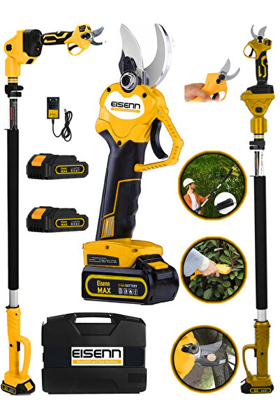 Eisenn German E-7723-S Bağ Budama Makası Dal Kesme Makinesi Teleskopik Uzatmalı