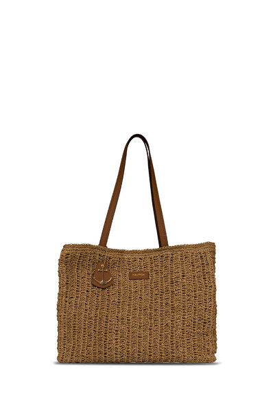 Nautica Bej Kadın Plaj Çantası Cn7189t