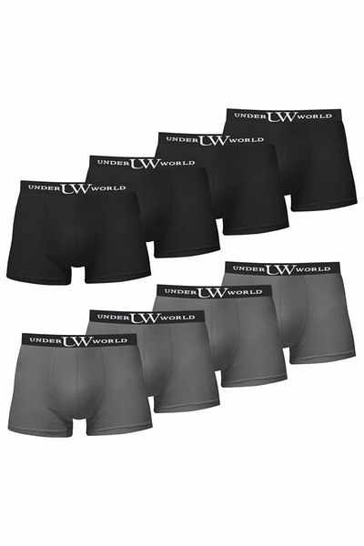 UNDERWORLD Ανδρικό σετ μπόξερ 8 τεμαχίων Premium Lycra - Μη αναδιπλούμενο