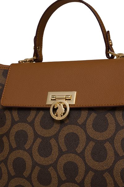 U.S. Polo Assn. Geantă Messenger pentru femei - Culoare maro, Model Us25156