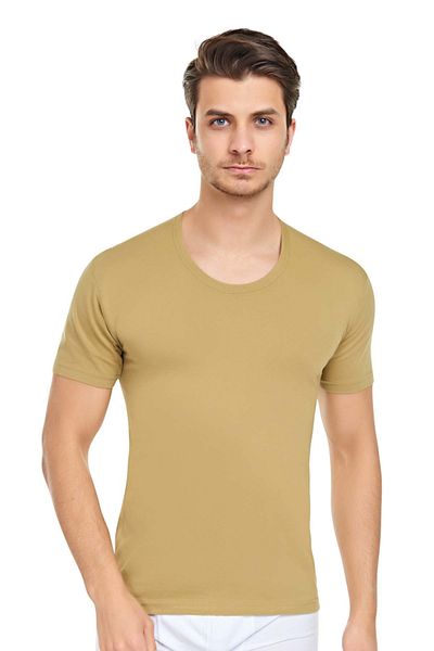 CENNETOĞLU Men's 3-Piece Crew Neck Undershirt in Special Package