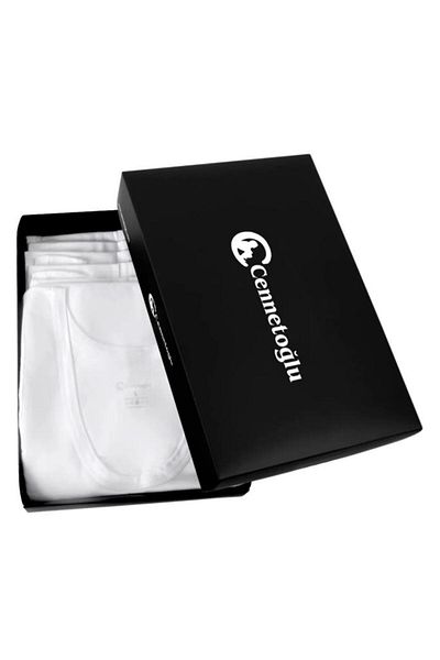 CENNETOĞLU 6 Men's Combed Cotton Athlete Economic Package in Special Box