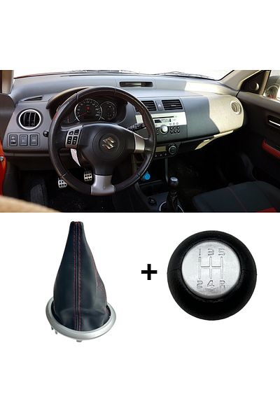 DOĞRU TİCARET AUTO PARTS Suzuki Swift Gear 5 Forward and Bellows 2005-2010 Model Compatible Knob