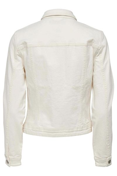 ONLY Onltia Dnm Ecru Jacket - Sleeve Pin Model