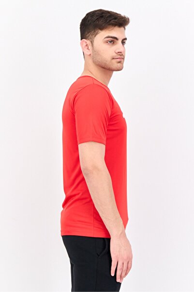 Puma Men Slim Fit Short Sleeve Training T-Shirts, Red