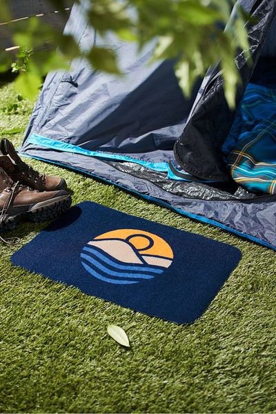 Tchibo Doormat 40 H x 60 L cm, Navy Combo