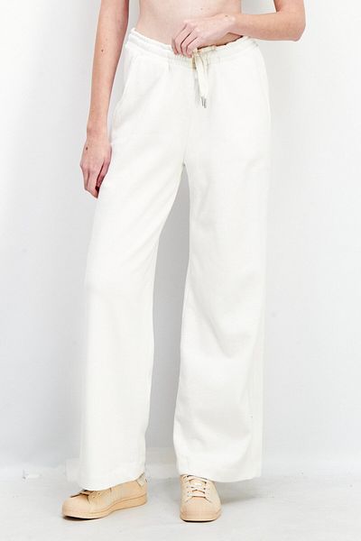 Esprit Women Solid Sweatpants, White