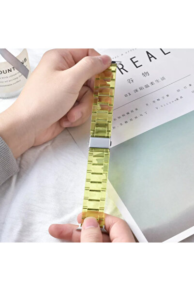 PSGT Apple Watch Seri 8/7/6/se/4/3/2 Uyumlu (38 40 41Mm) Paslanmaz Çelik Reçi...