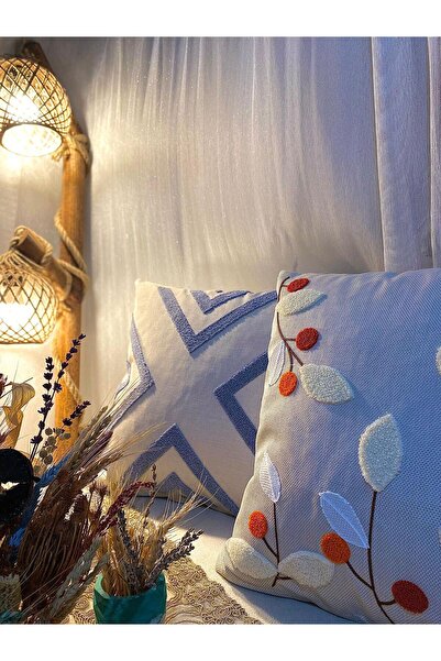 MORDRY Διακοσμητικό κάλυμμα μαξιλαριού με κέντημα Punch